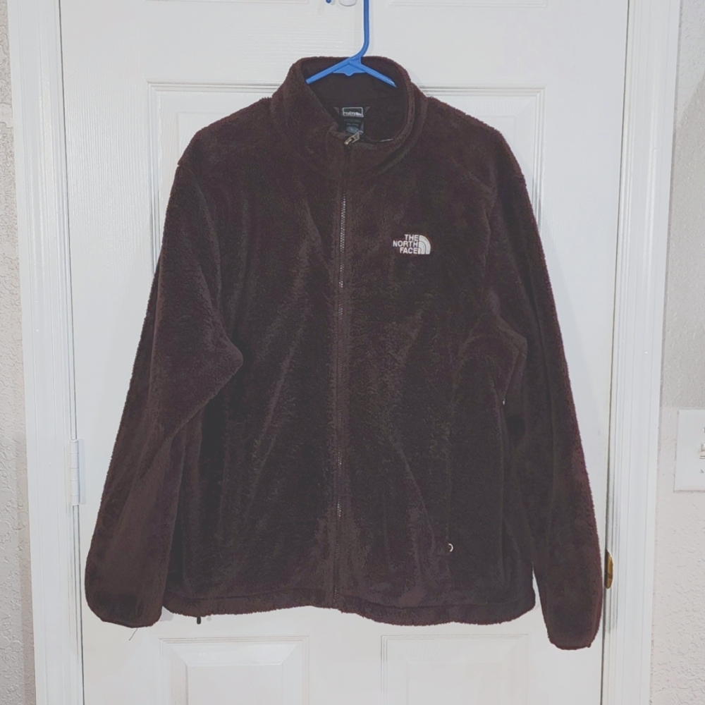 XXL Dark Plum North Face zip up jacket